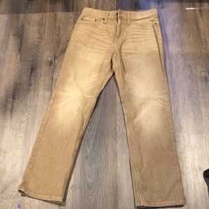 Goodfellow & Co Men's Tan Jeans, 28Wx30L,
Like New- worn 1-2x’s